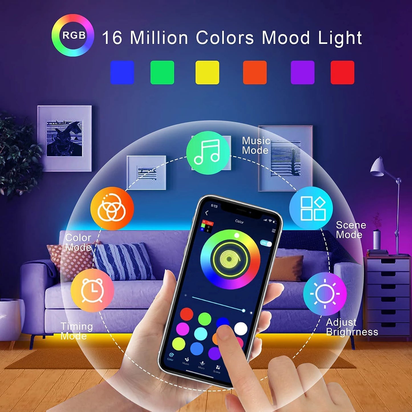 RGB LED Strip Lights