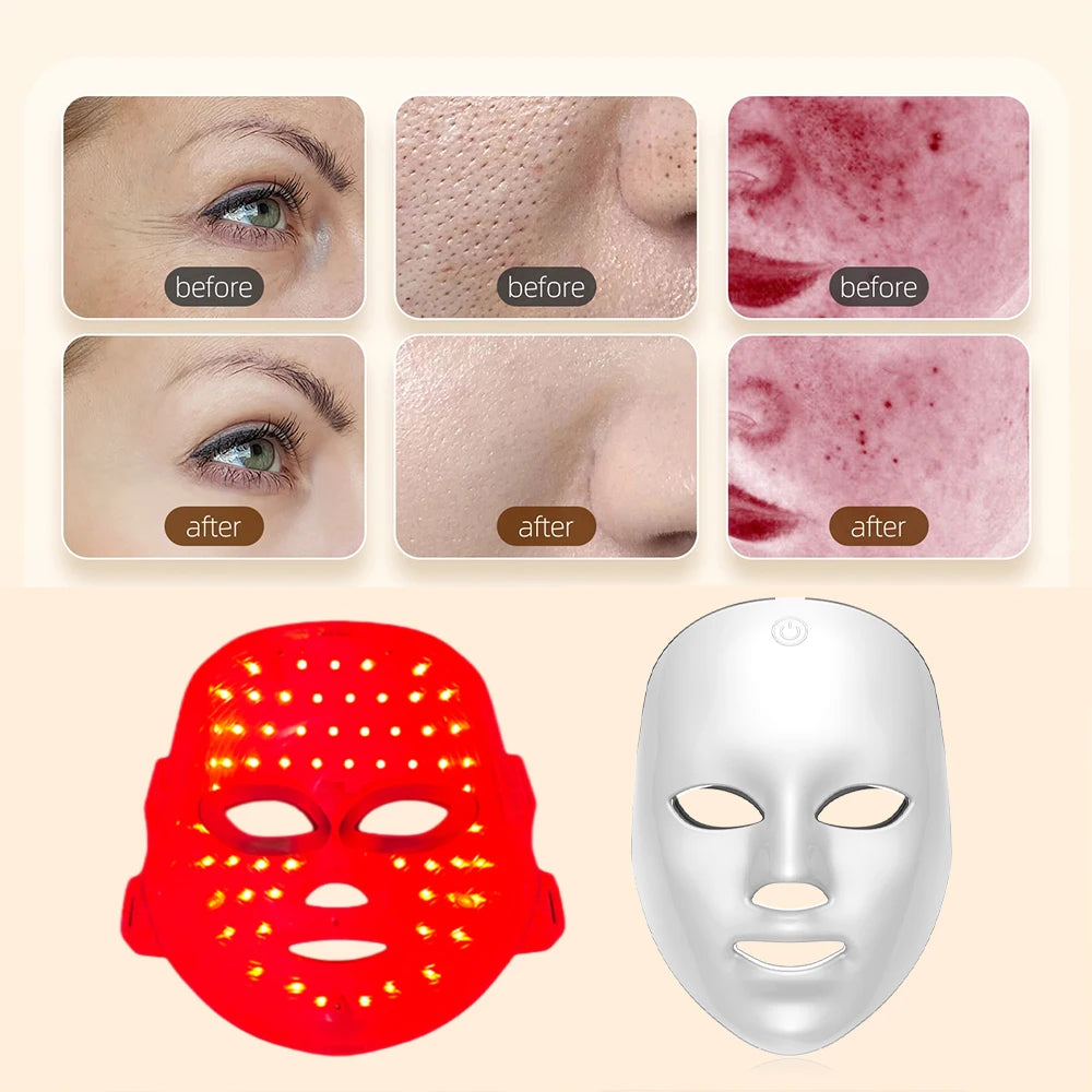 7-Color LED Face Mask