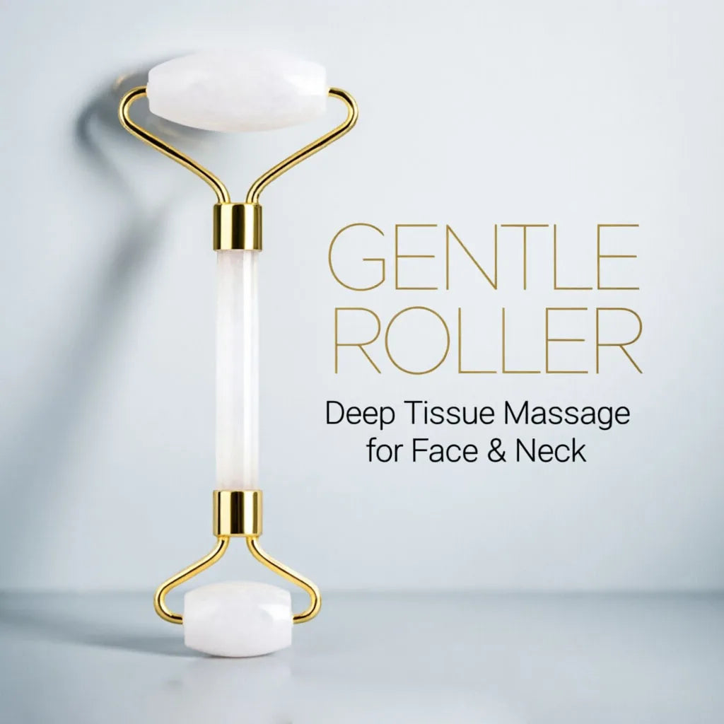 Jade Gua Sha Roller Set