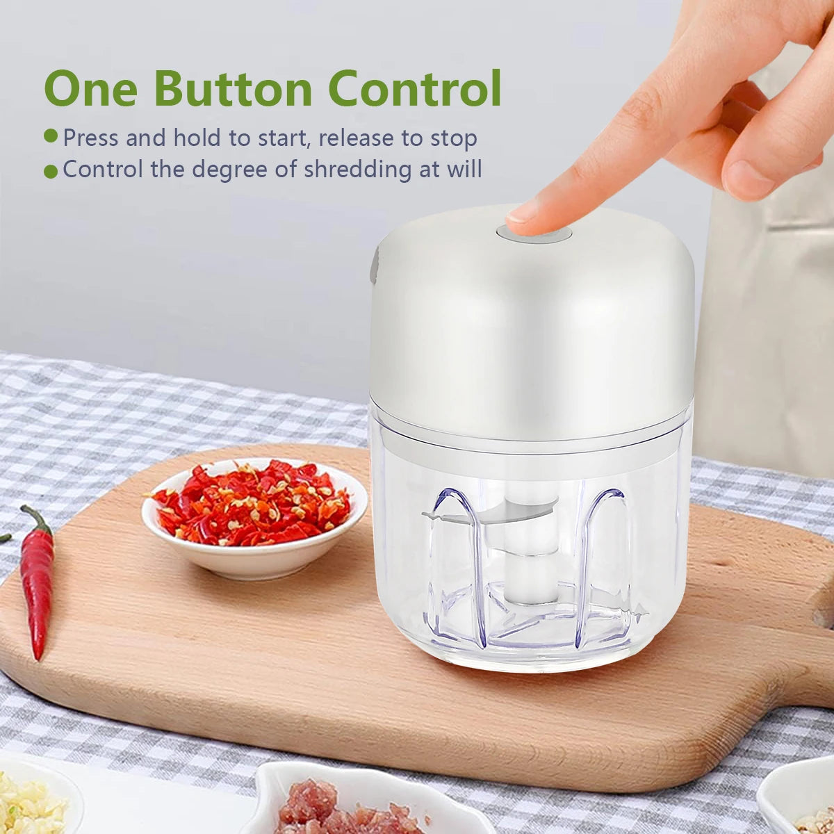 Wireless Garlic Chopper