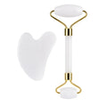 Jade Gua Sha Roller Set