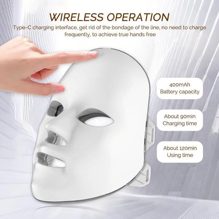 7-Color LED Face Mask