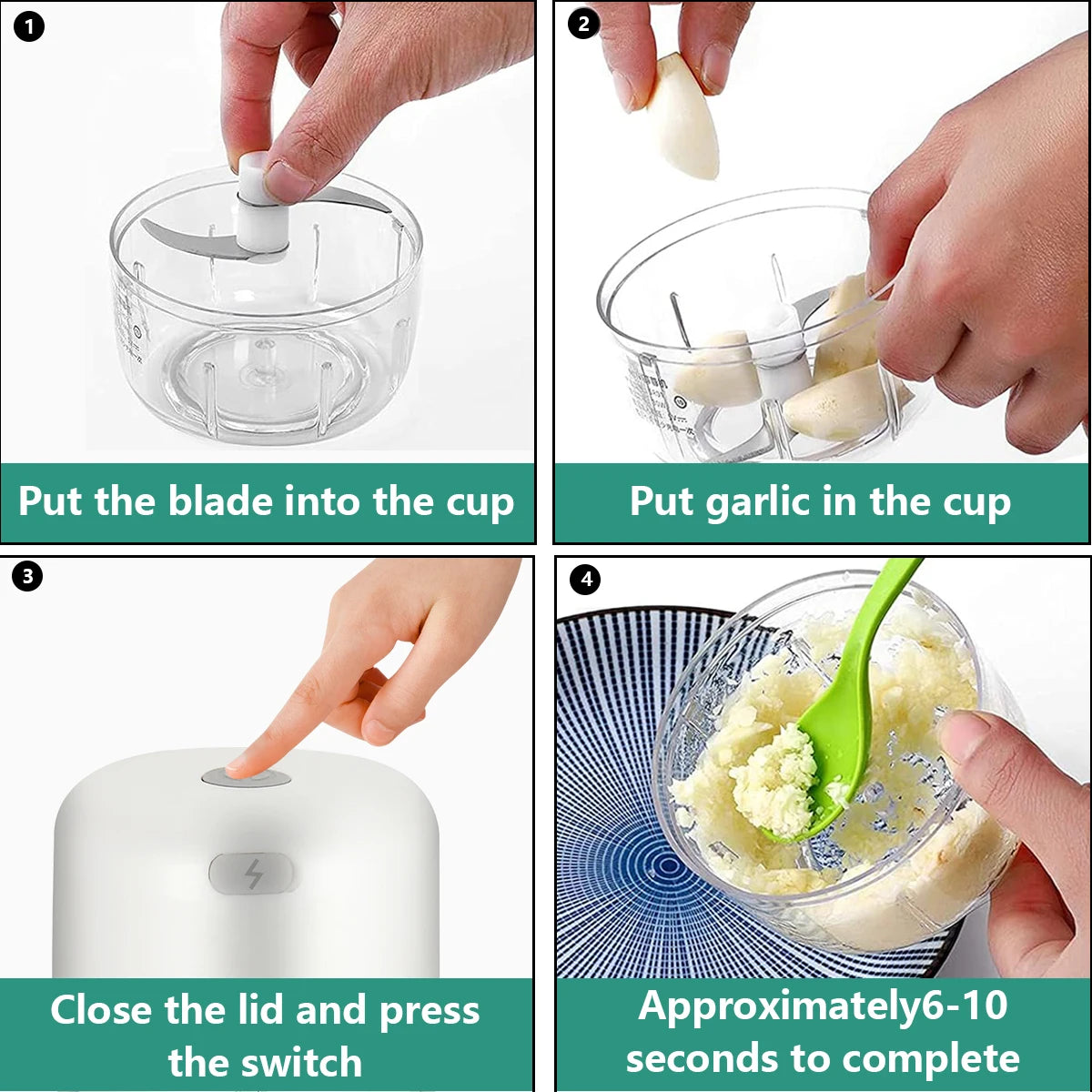 Wireless Garlic Chopper